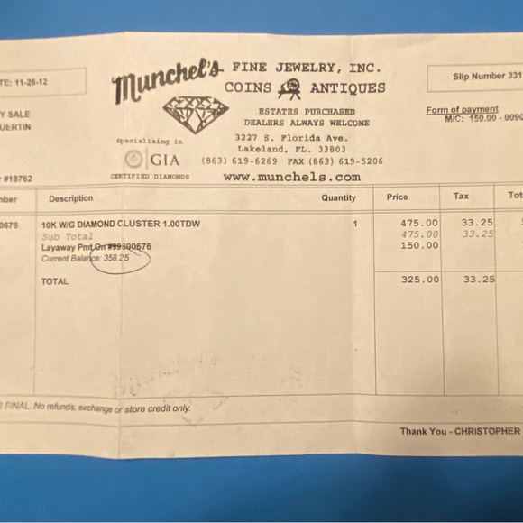 Beautiful cluster ring - Picture 6 of 6